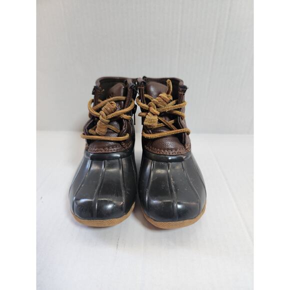 Sperry Duck Boots Toddler Size 8 Half Zip on Side - Picture 1 of 8